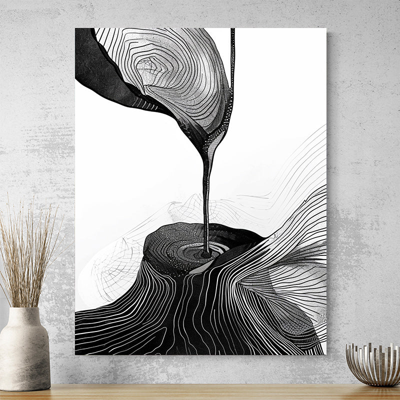 Tableau Design Noir Et Blanc