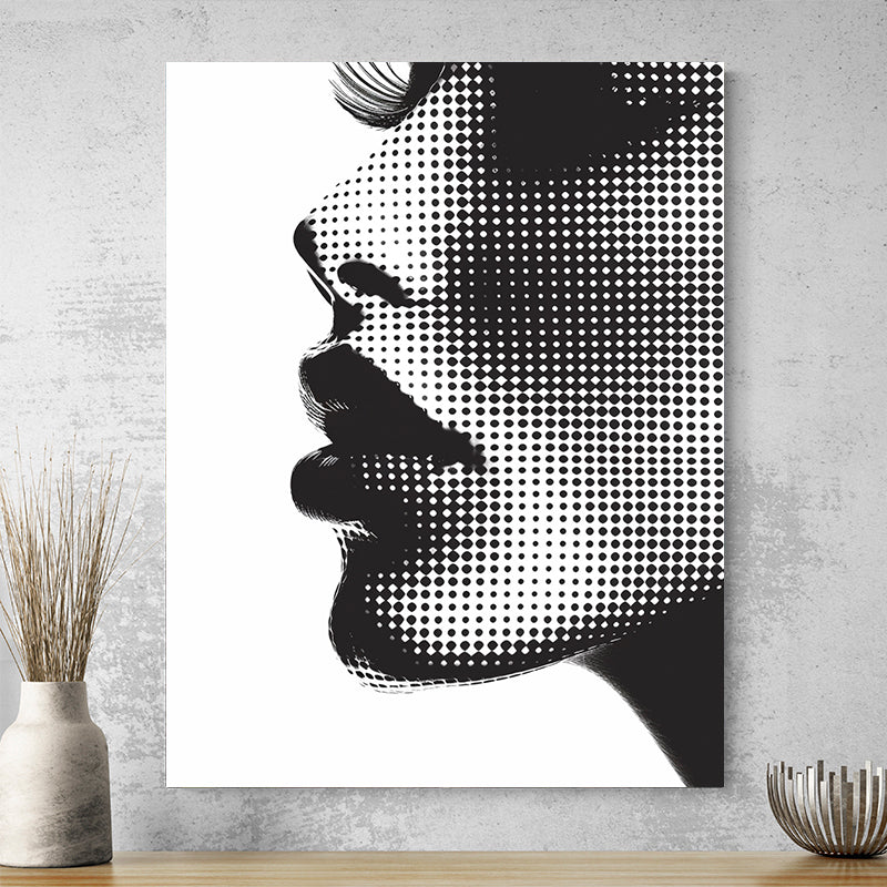 Tableau Pop Art Noir Et Blanc