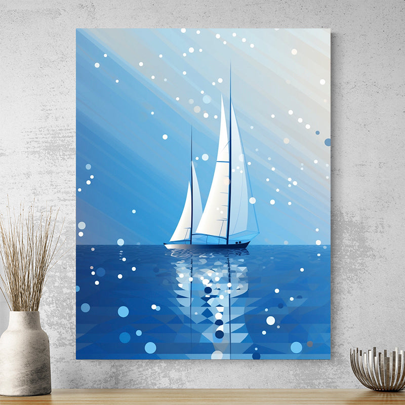 Tableau Mer Et Voilier
