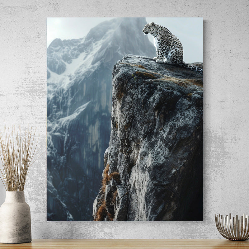 Tableau montagne panthère