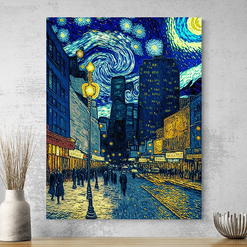 Tableau New York City Style Van Gogh