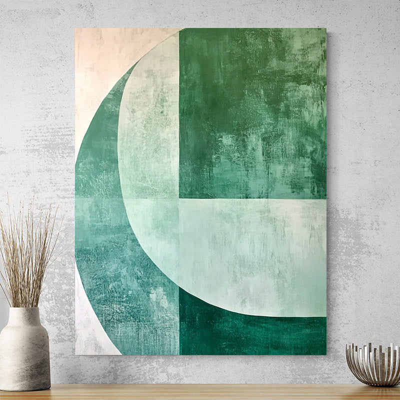 Tableau Moderne Vert