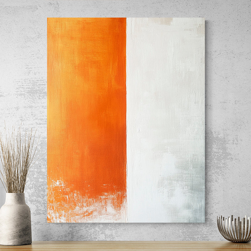 Tableau Moderne Orange
