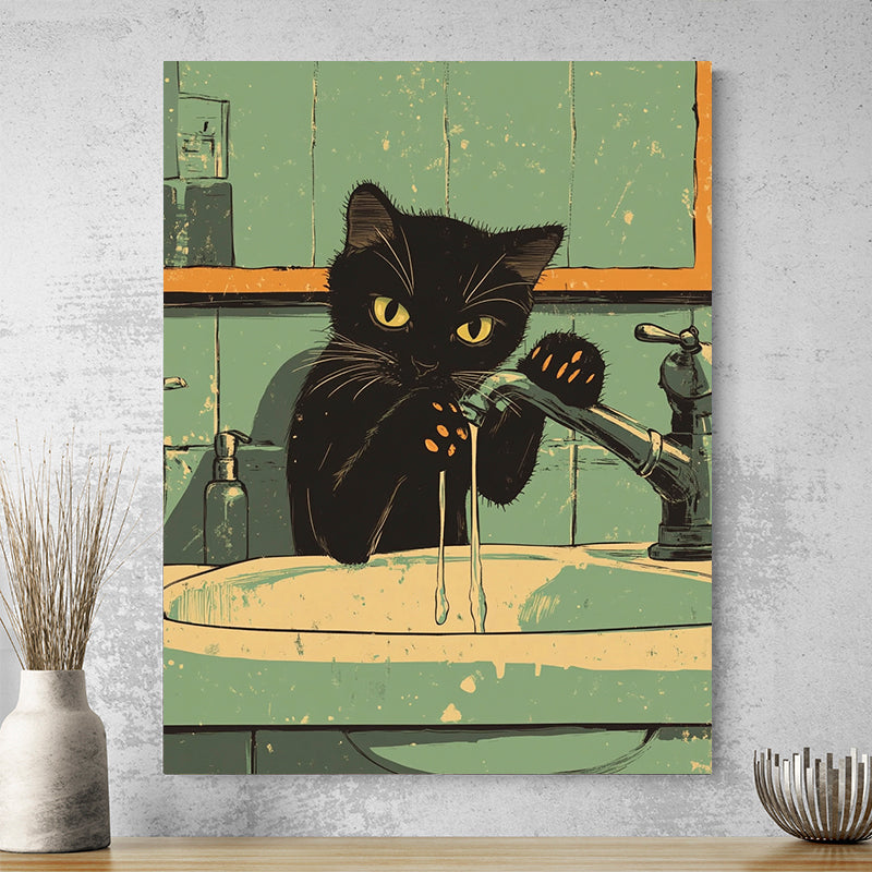 Tableau Vintage Salle De Bain