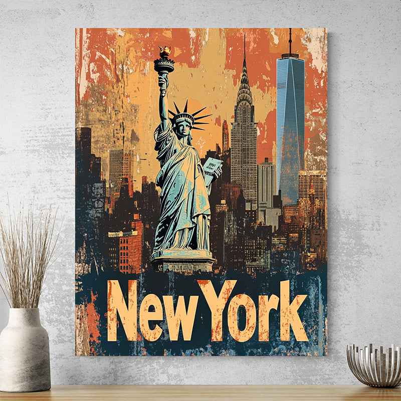 Tableau Style Vintage New York