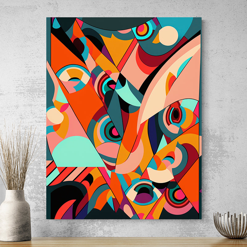 Tableau Contemporain Abstrait Oeils