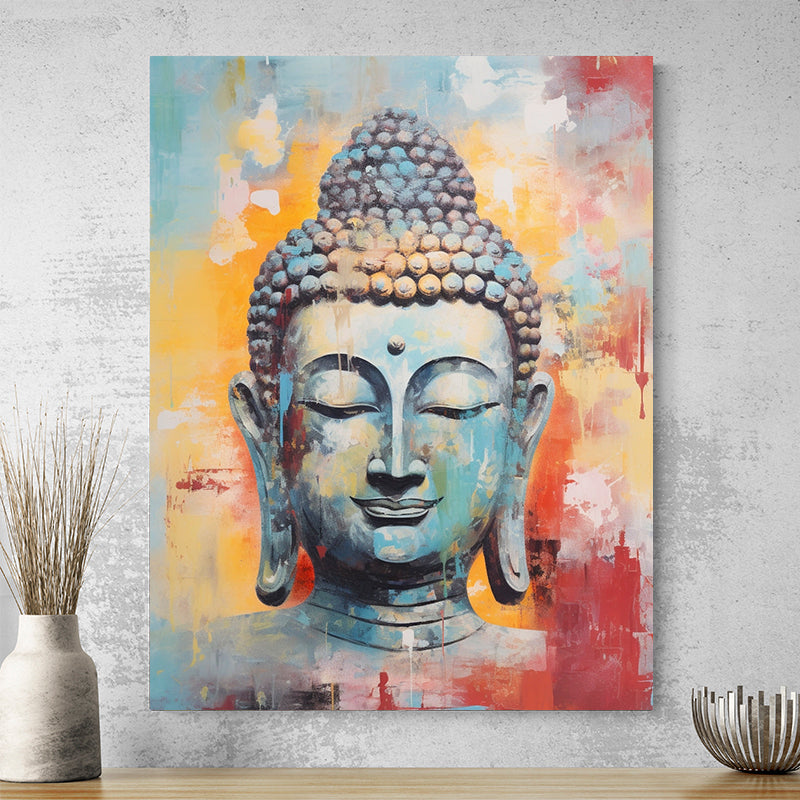 Tableau Bouddha Abstrait