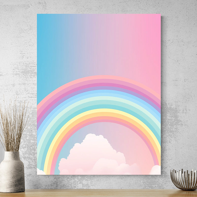 Tableau Arc En Ciel Chambre Bebe