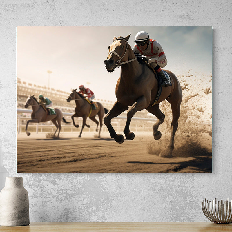 Tableau Chevaux De Course