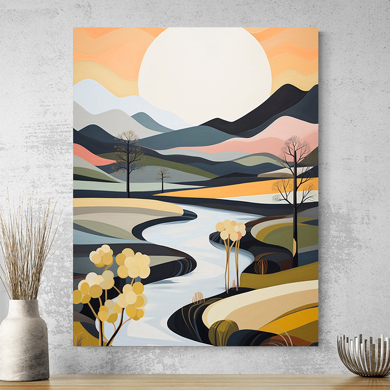 Tableau Contemporain Paysage