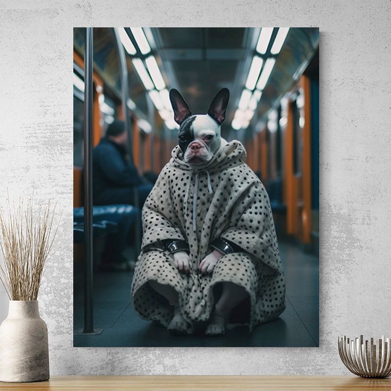 Tableau Chien Habillé