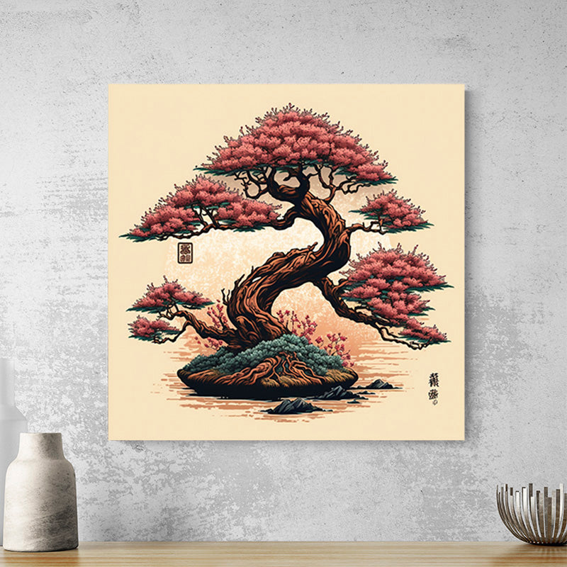 tableau japonais arbre