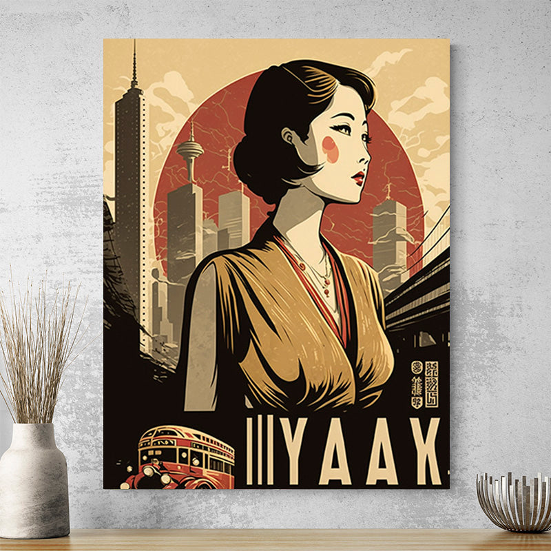 Tableau Japonais Vintage