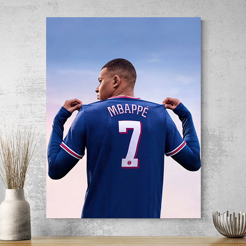 Tableau Foot Mbappé