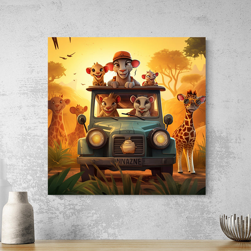 Tableau Chambre Bebe Savane