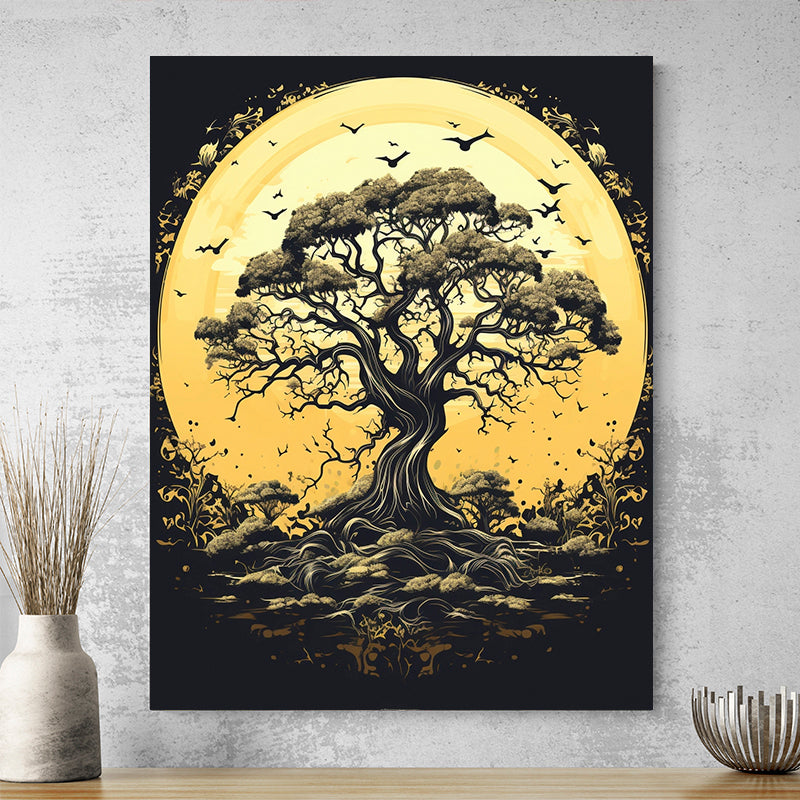 Tableau Japonais Arbre de Vie