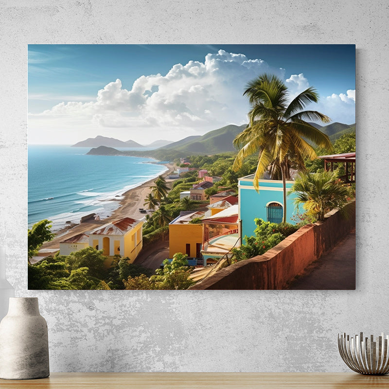 Tableau Paysage Antilles