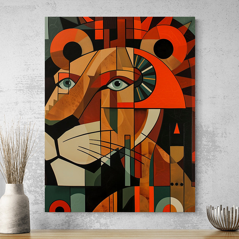Tableau Lion Moderne