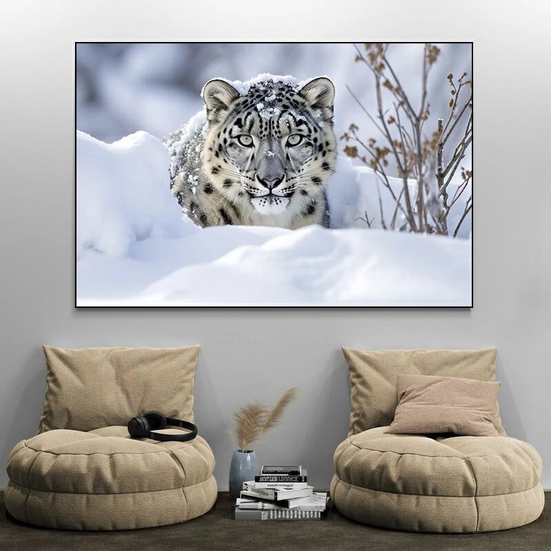 tableau animaux neige