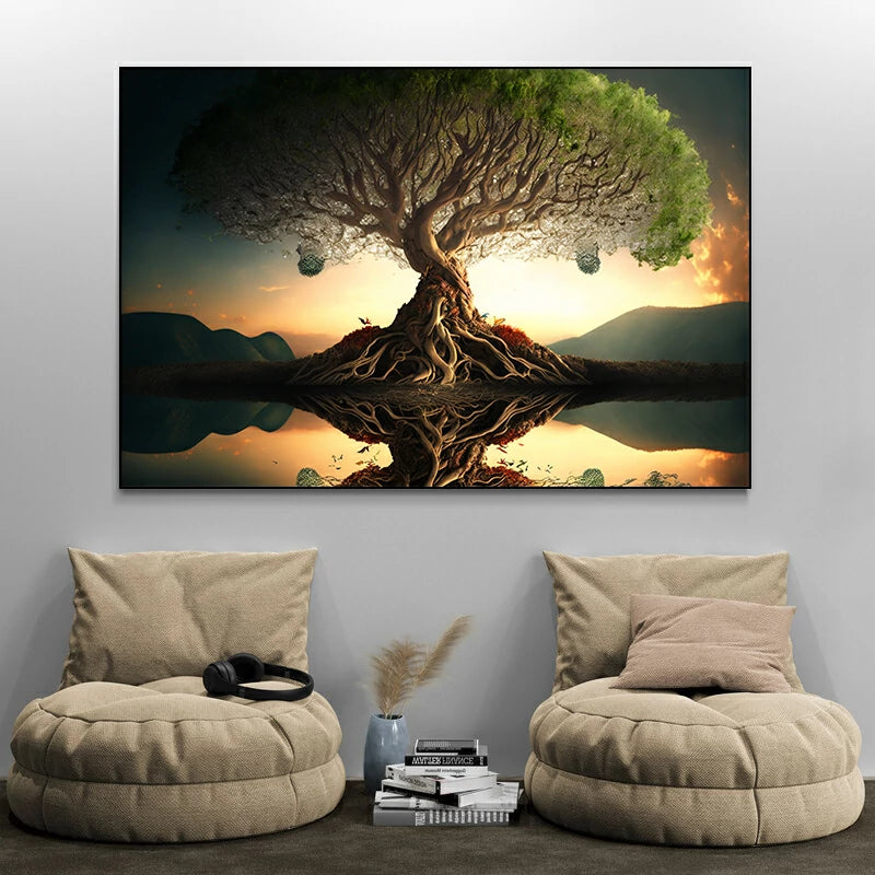 tableau arbre de vie geant