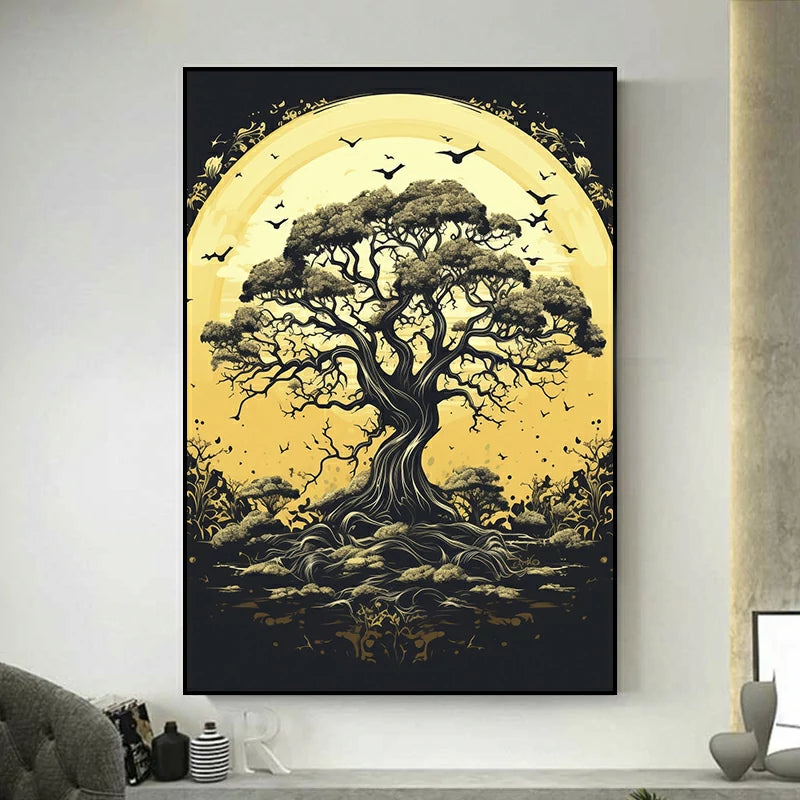 tableau arbre de vie zen