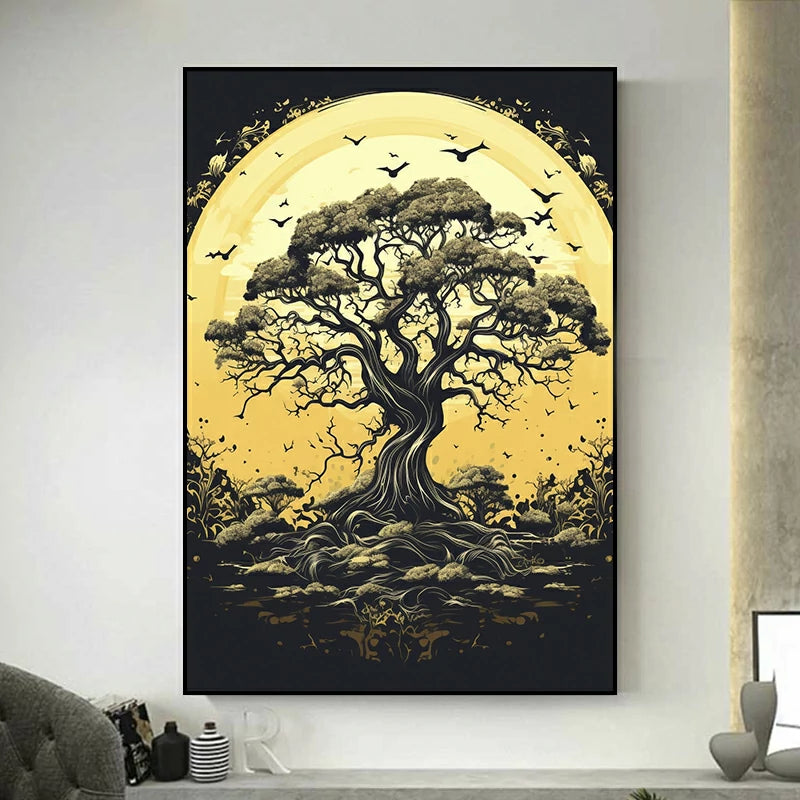 tableau arbre de vie japonais