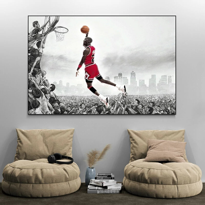 tableau basket michael jordan