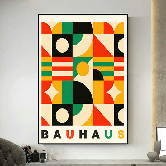 tableau bauhaus multicolor