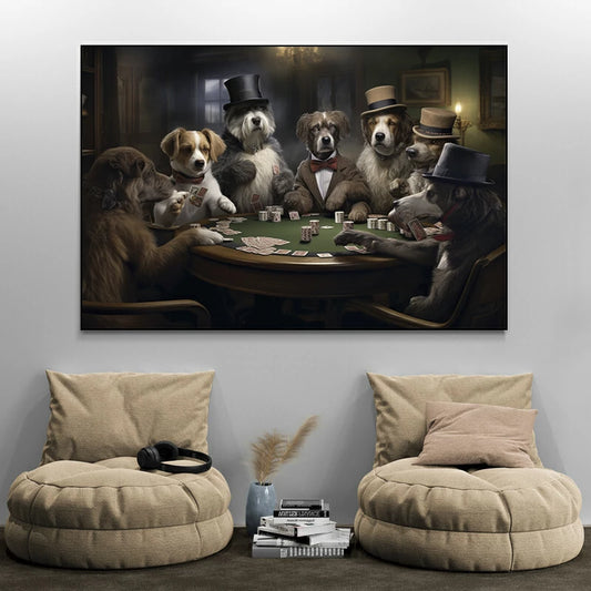 tableau chien poker