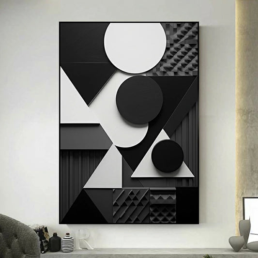 tableau decoration noir et blanc