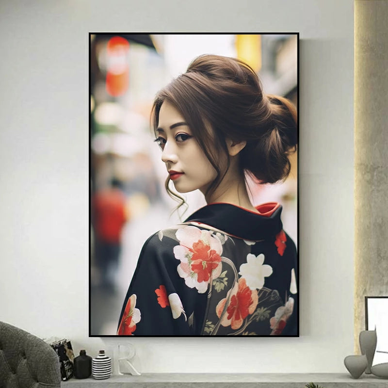 tableau femme japonaise