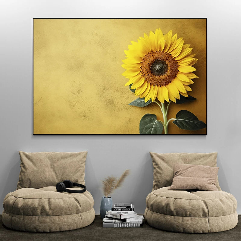 tableau fleurs tournesol