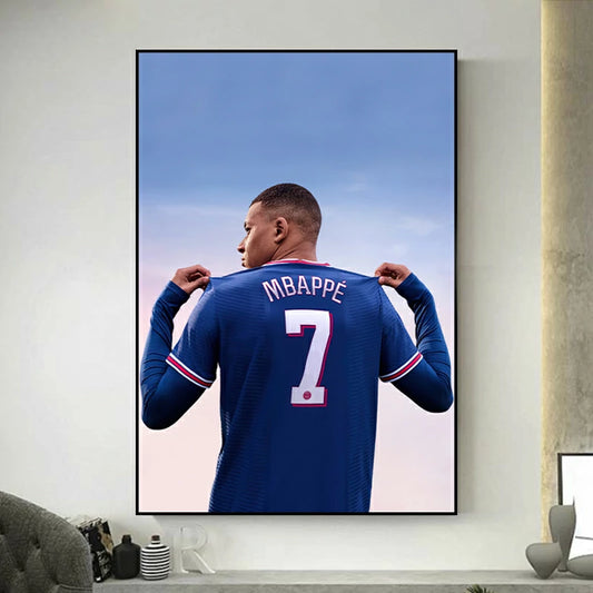 tableau foot mbappé