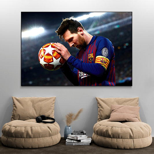 tableau foot messi