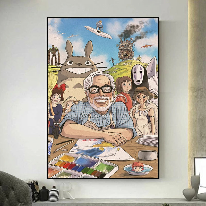tableau ghibli hayao miyazaki
