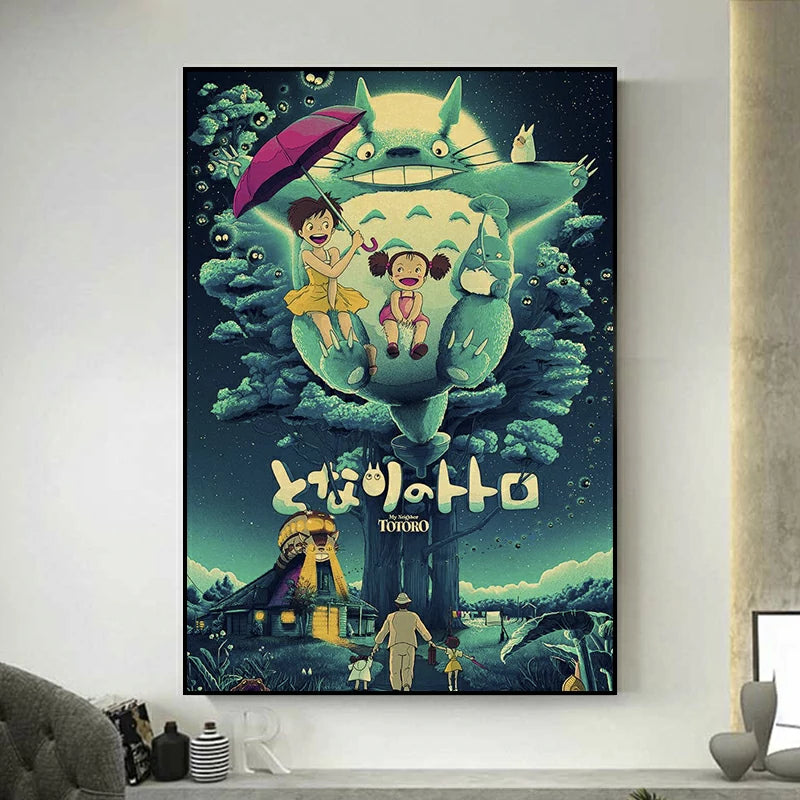 tableau ghibli studio totoro