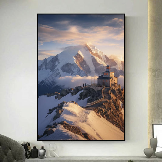 tableau montagne mont blanc