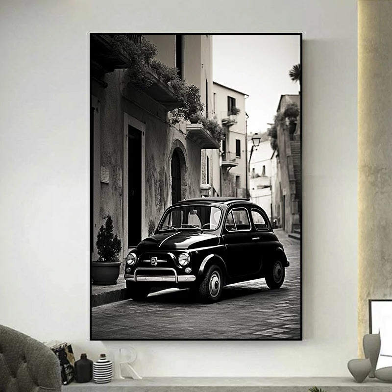 tableau noir et blanc italie