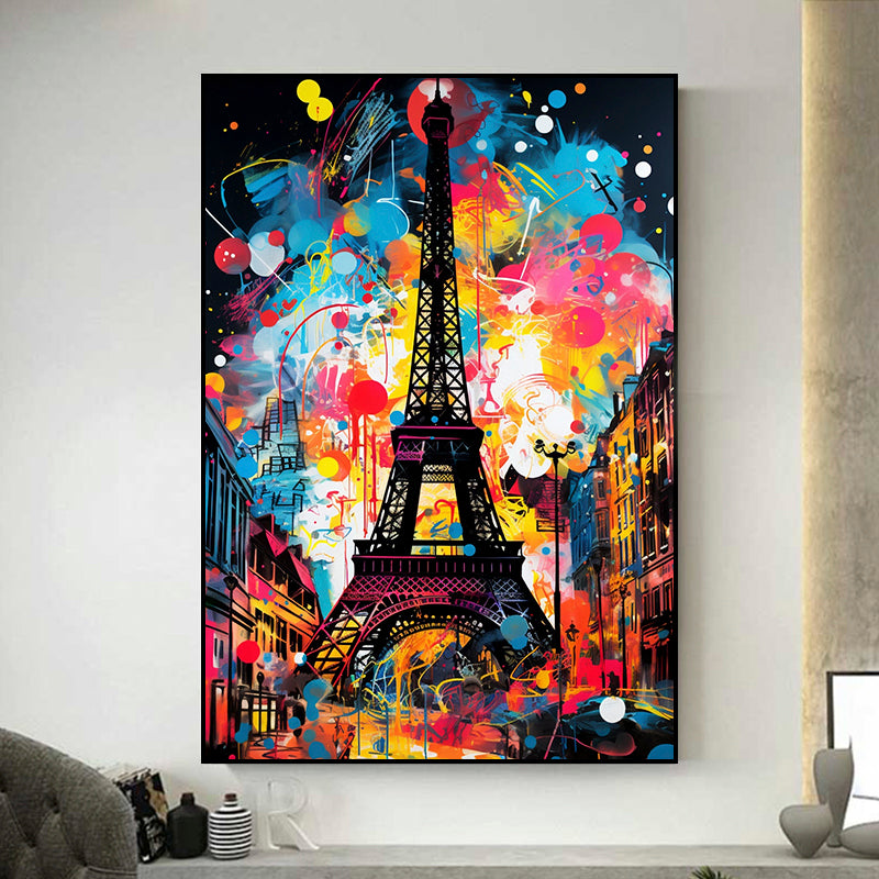 tableau paris coloré