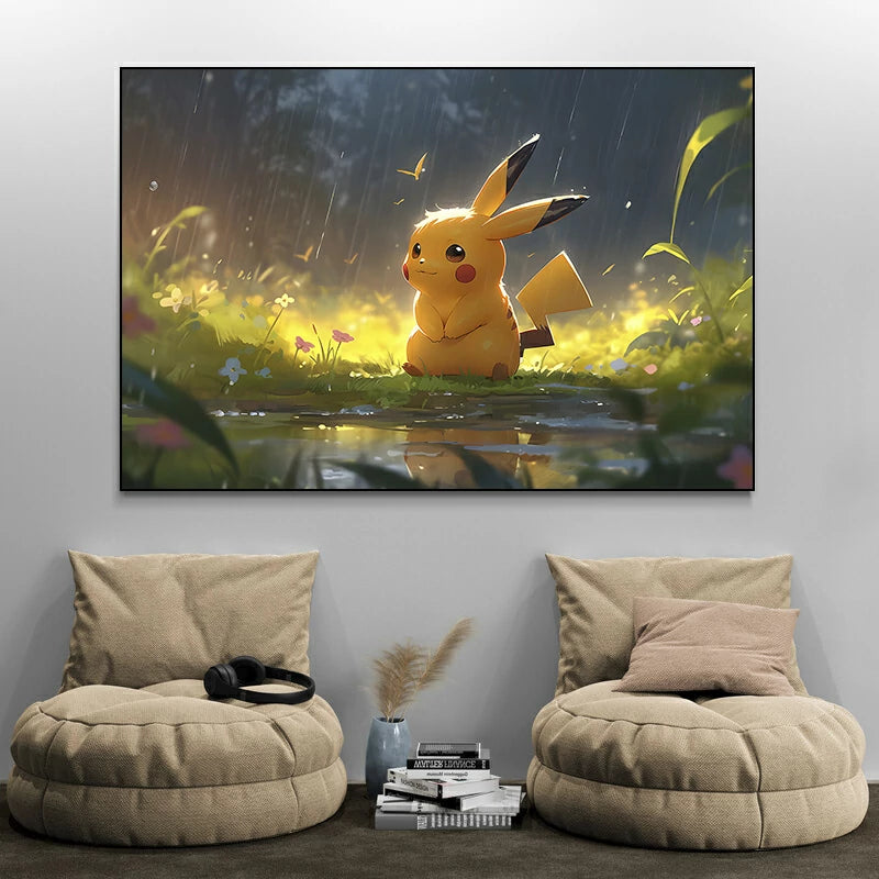 tableau pokemon pikachu japonais