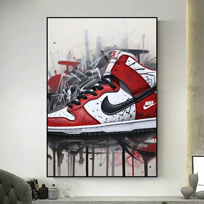 tableau street art sneaker