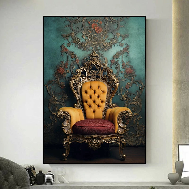 tableau vintage baroque