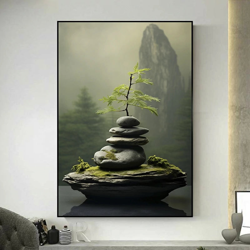 tableau zen mystique