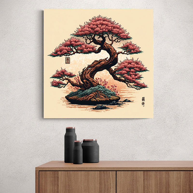 tableau japonais arbre