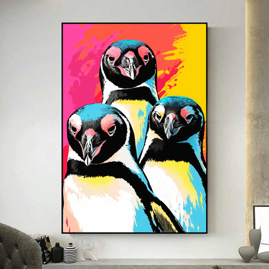 tableau animaux colores