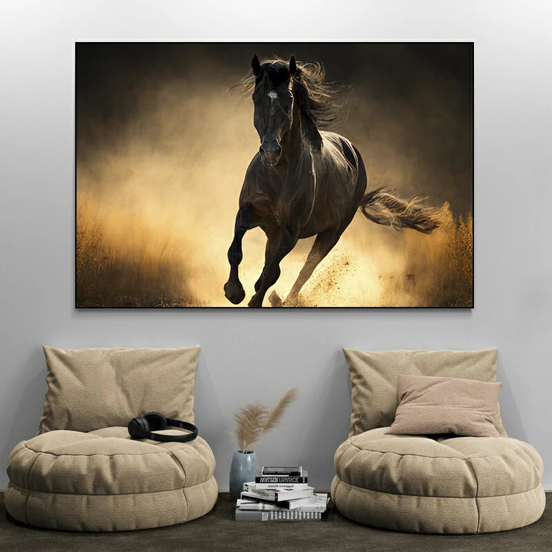 tableau cheval decoration