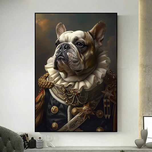 tableau chien aristocrate