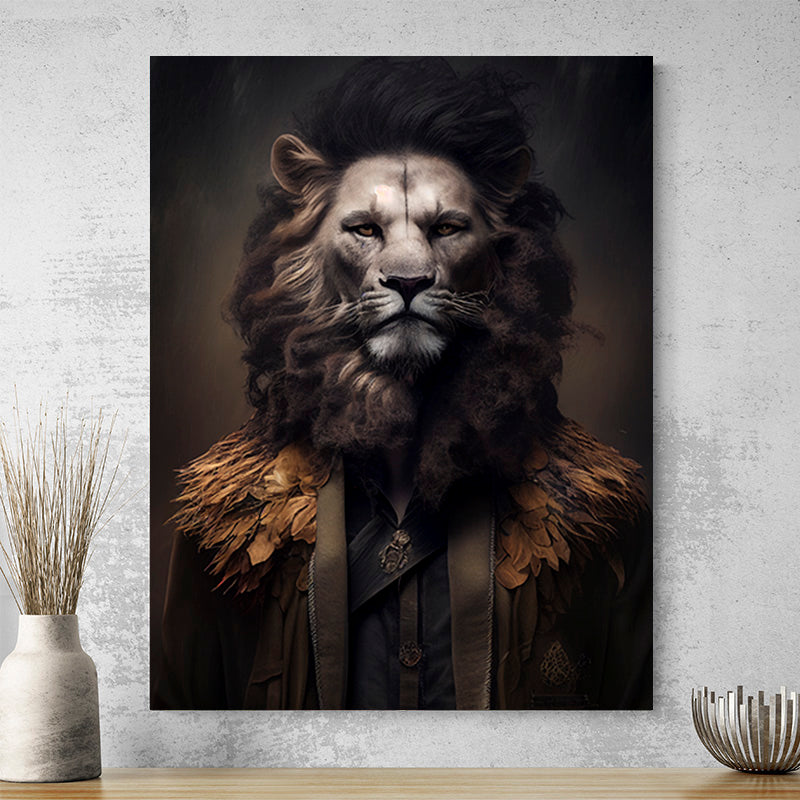 Tableau Lion Humain