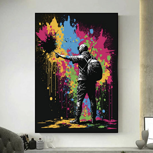 tableau pop art banksy