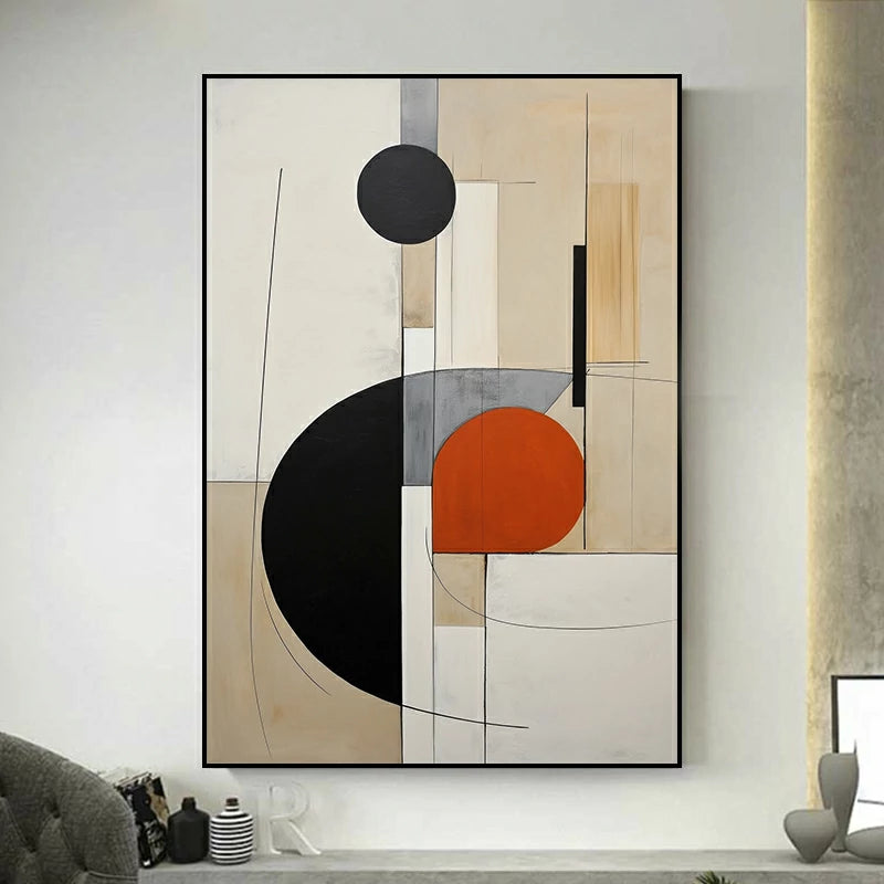 tableau scandinave abstrait